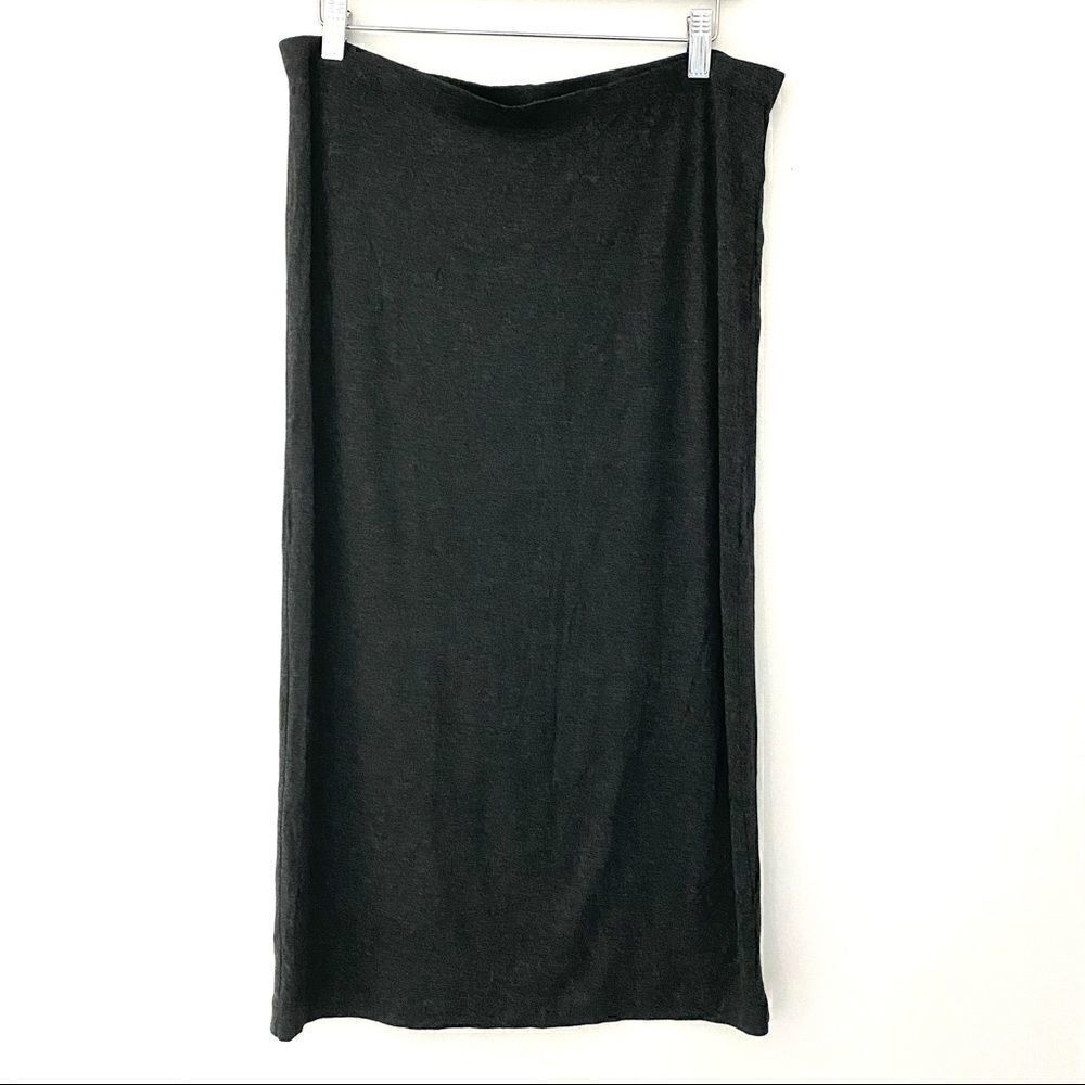 H&MācharcoalāgrayāskirtĀ Mediumāelasticāwaist